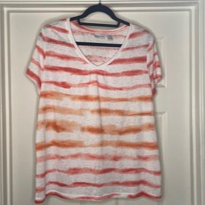 Zenergy Women's Top - Size 3 (XL) - Coral/Orange